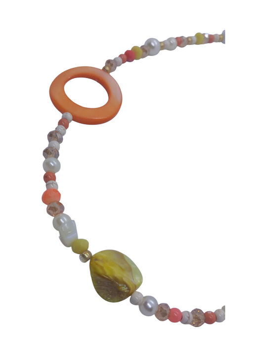 Handmade Necklace "boho Soul" Chalcedony Crystal Beads & Shell – Starkids Mall Jlr118