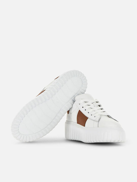 Γυναικεία Sneakers White Brown
