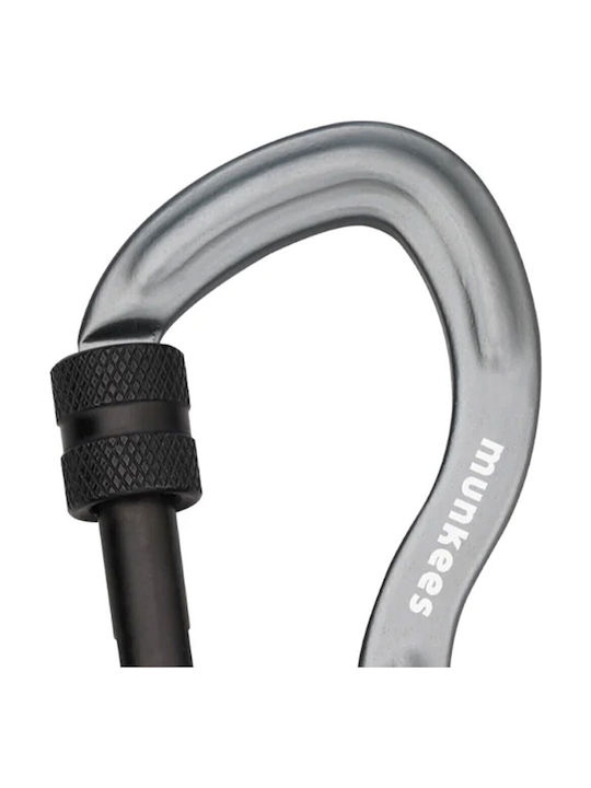 Munkees Ear-shape Forged Carabiner Screw Lock 75 Mm