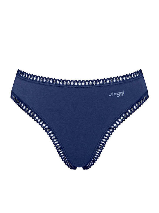 Βαμβακερά Women's Slip 3Pack Blue
