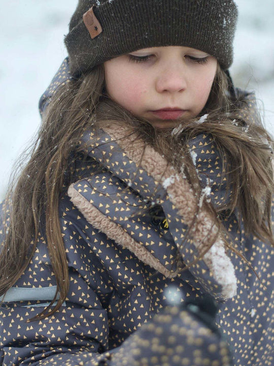 Kids Fabric Scarf Beige