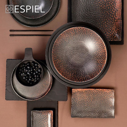 Espiel Sunset Melamine Platou de Servire Dreptunghiular din Porțelan Maro 22.5x15buc 6buc Espiel Sunset Melamine Platou de Servire Dreptunghiular din Porțelan Maro 22.5x15buc 6buc