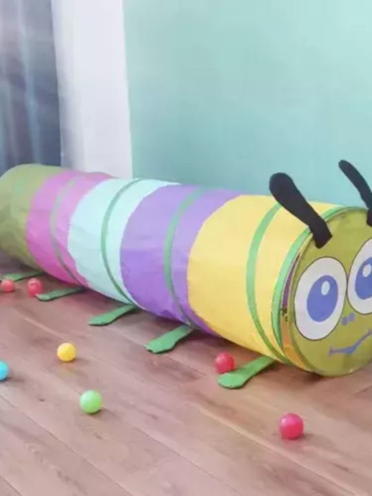 Foldable Children's Tunnel Total Length 165cm Multicolored Caterpillar Kruzzel 23926 Foldable Children's Tunnel Total Length 165cm Multicolored Caterpillar Kruzzel 23926