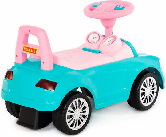 Ecotoys Super Car 2A Baby Push Walker for 12+ Months Light Blue
