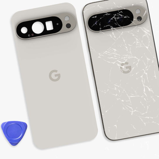 Google Rear Glass Google Pixel 9 Pro Xl Original Service Pack White