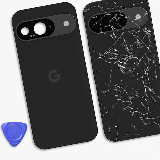Capac Spate Google Pixel 9 Original Service Pack Negru
