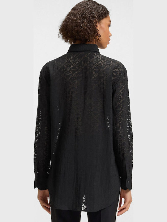 Women's Long Sleeve Shirt Black