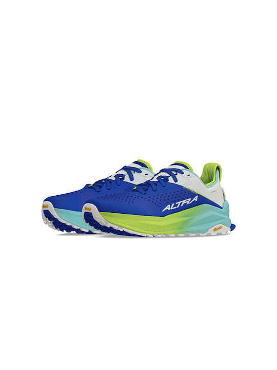 Olympus 6 Ανδρικά Αθλητικά Παπούτσια Running Blue / Lime