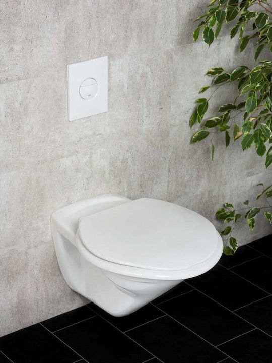 Wenko Torino Xxl Καπάκι Λεκάνης με Μπιντέ Πλαστικό Λευκό