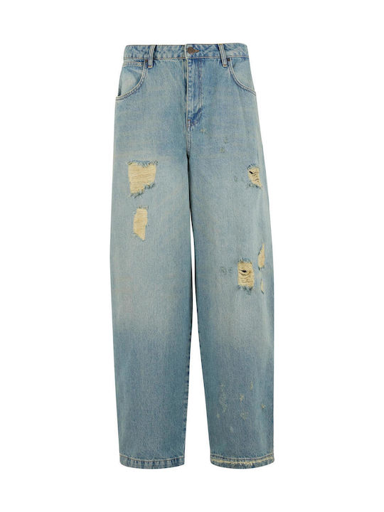 Ανδρικό Παντελόνι Τζιν με Loose Εφαρμογή Vintage Blue