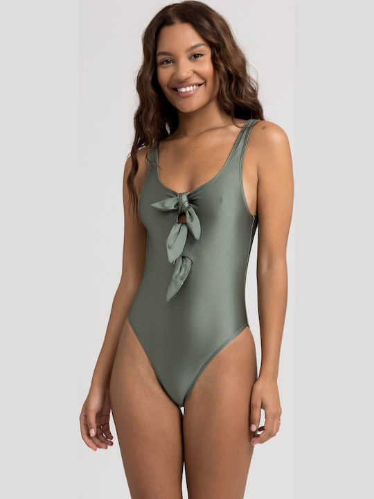 Olive One Piece Swimsuit