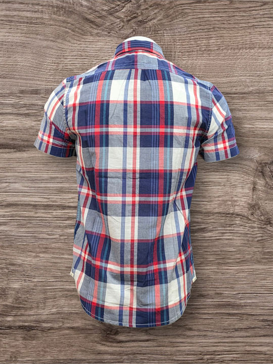 Κοντομάνικο Πουκάμισο σε Κανονική Γραμμή Πολύχρωμο
