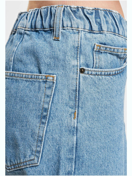Dama Tesatura Pantaloni albastru deschis