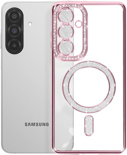 Avizar Diamond Case Samsung Galaxy A26 Magsafe Outline Strass Pink
