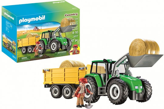 Playmobil Country Τρακτέρ με Τρέιλερ για 4 ετών