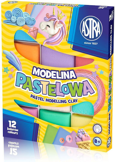 Astra Πλαστελίνες σε Κουτί για 3+ Ετών, 12τμχ