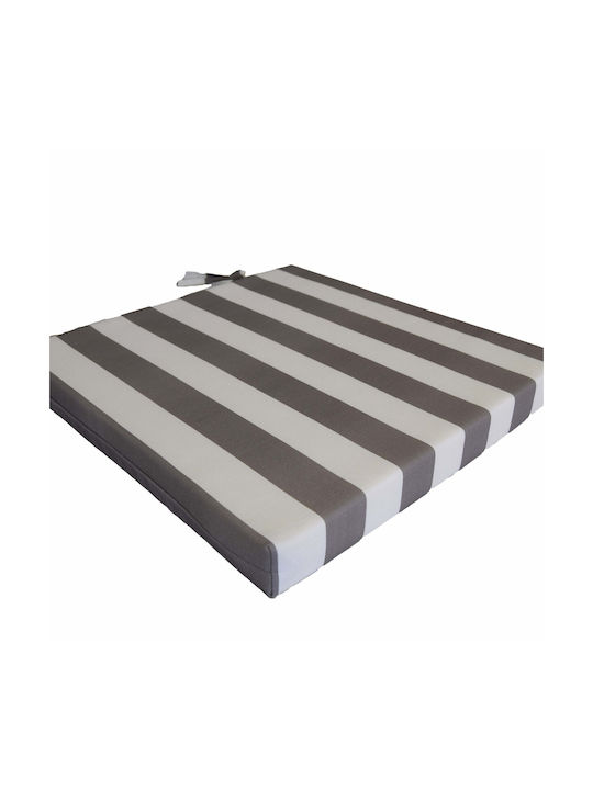 Decocraft Waterproof Garden Chair Cushion Gray 50x50cm