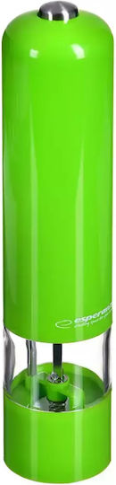Esperanza Malabara Electric Set Spice Mills made of Plastic in Green Color 23cm 1pcs