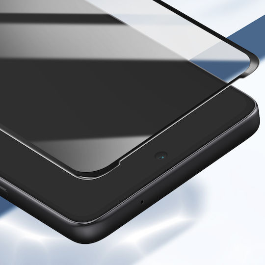 Avizar Gehärtetes Glas Motorola Moto G75 Kratzfest Widerstandsfähig Schwarz