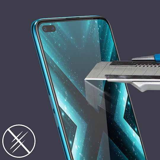 Screen Protector for Realme X3 Superzoom 9h Tempered Glass Clear Outline Black
