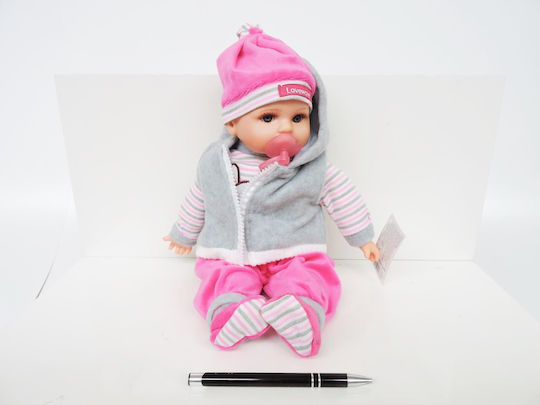 Baby Doll With Polish Sound 35cm In Bag 417687