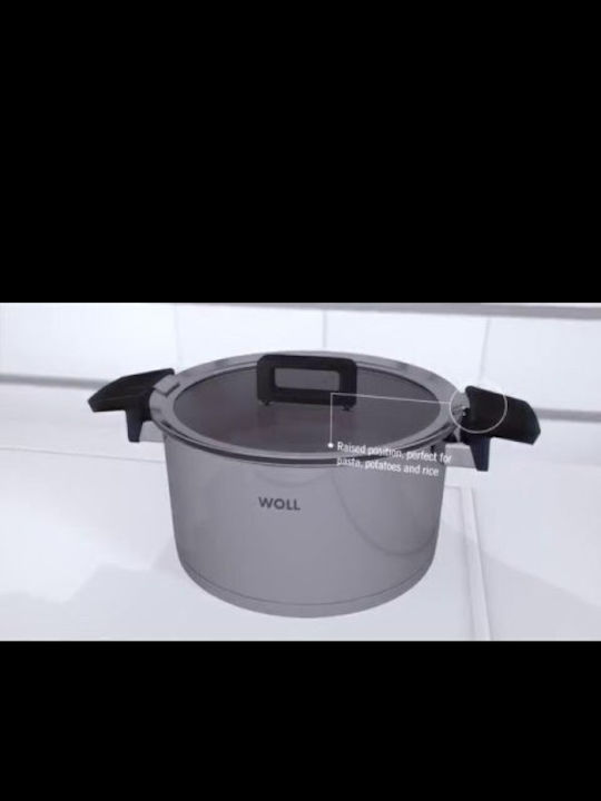 Woll Concept Saute With Lid made of Stainless Steel with Non-Stick Coating 24cm
