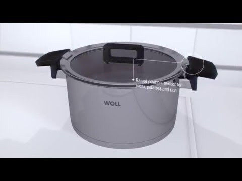 Woll Concept Sautieren Mit Deckel aus Edelstahl mit Antihaftbeschichtung 24cm