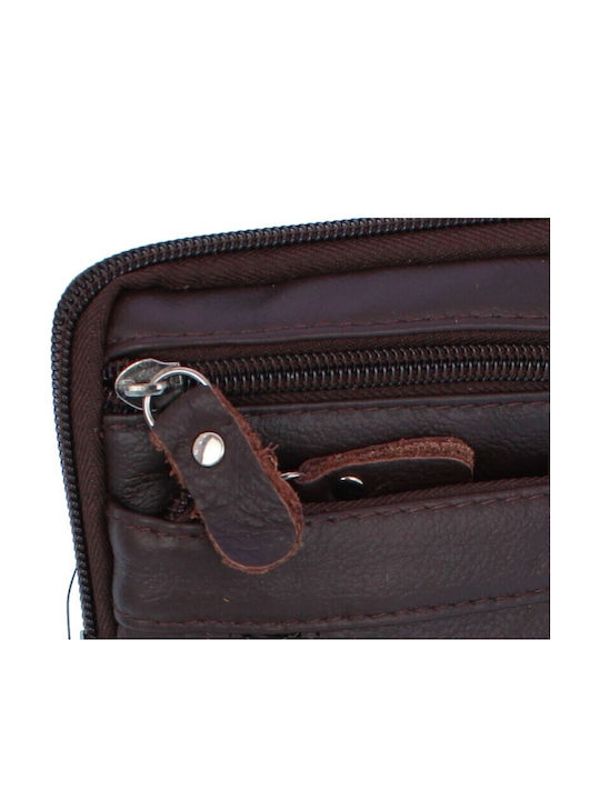 Leder Herren Schulter / Crossbody Braun Tasche