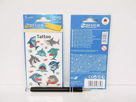 Avery Shark Kinder Tattoos