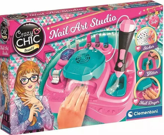 Clementoni Nail Studio Crazy Chic Παιχνίδι Μανικιούρ