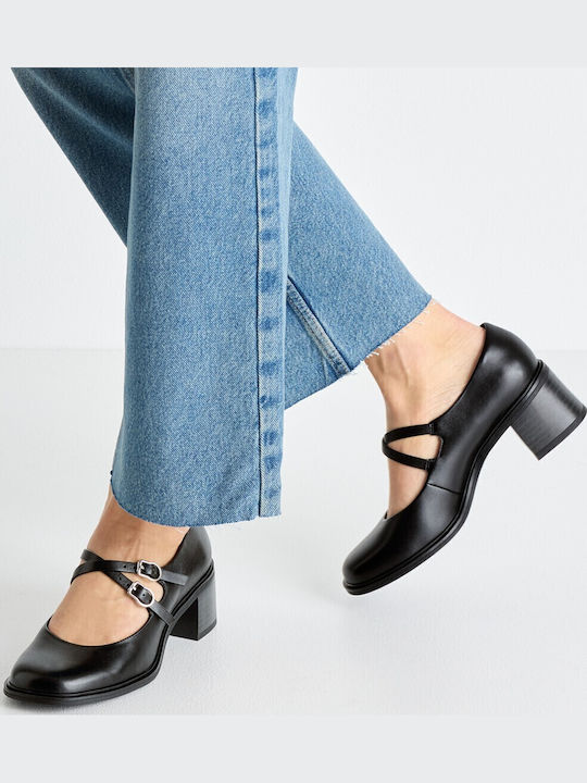 Black Heels with Strap