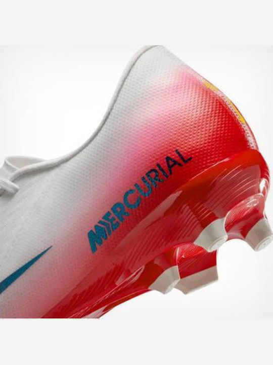 Nike Zoom Vapor 16 Academy Fußballschuhe mit Stollen Weiß