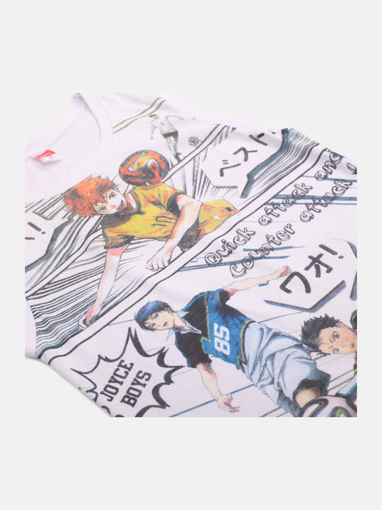 Kids' Set with Shorts Summer 2pcs White