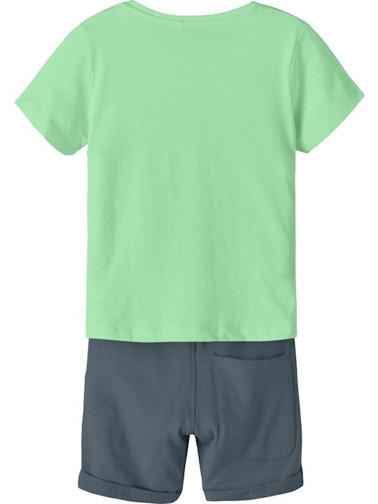 Kids' Set with Shorts Summer 2pcs Green