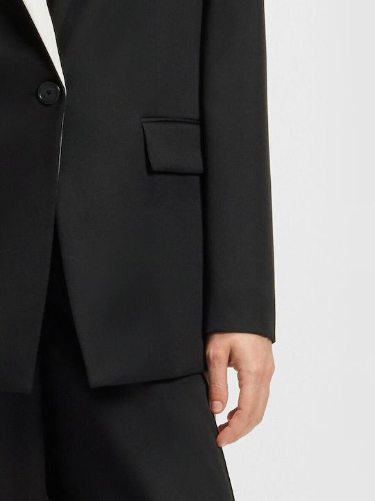 Boss Blazer pentru femei Sacou Black