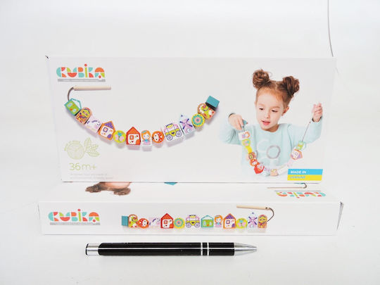 Cubika Pull-Along Toy Lacing Fairy made of Wood for 12++ Months