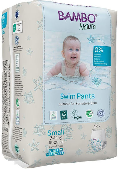 Bambo Nature Swim Diapers Swimpants for 7-12kg 12pcs