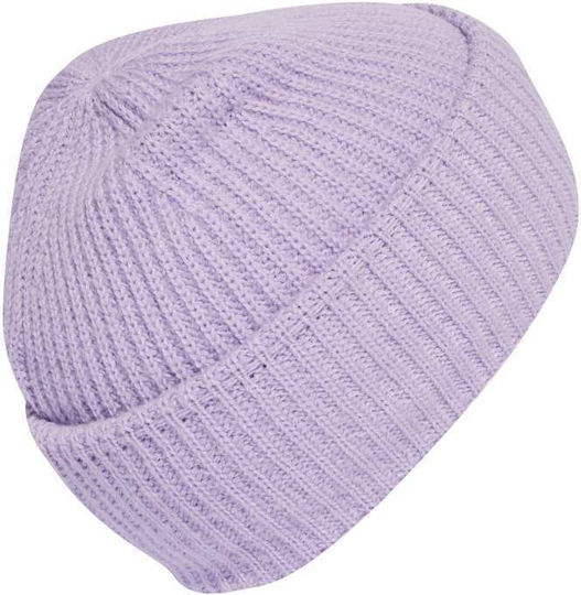 Cuff Beanie Unisex Beanie Knitted in Lilac color