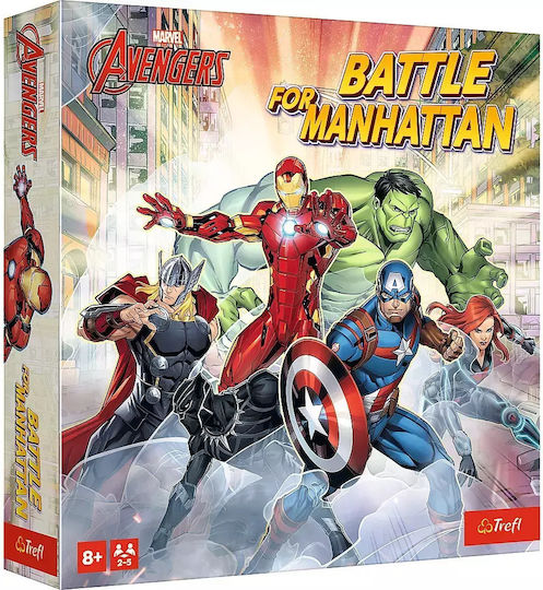 Board Game Battle for Manhattan for 2-3 Players 8+ Years Old Trefl