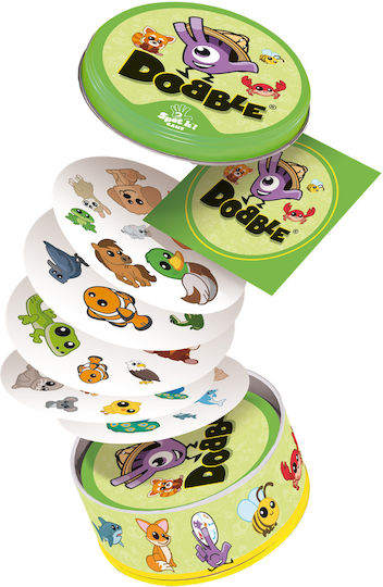 Board Game EcoGames' Animal Kingdom Match Set: A Playful Spin on the Classic Dobble Game for 2-8 Players 4+ Years Old (PL) Asmodee