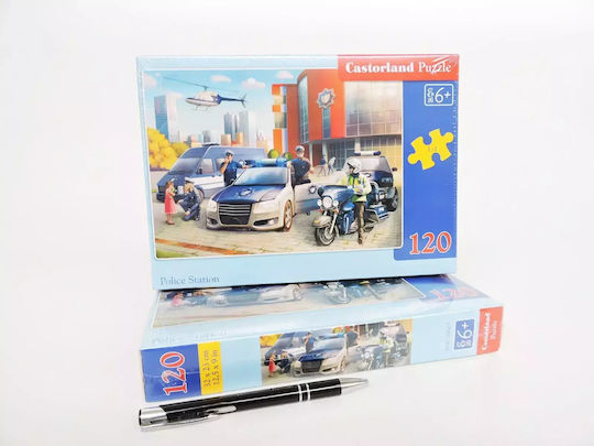 Παιδικό Puzzle Police Station για 6+ Ετών 120pcs Castorland