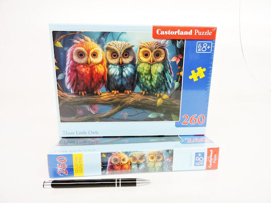 Castorland Three Little Owls Παζλ 260 Κομματια B-27651