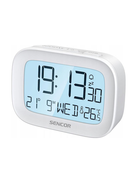 Sencor Επιτραπέζιο Ρολόι με Ξυπνητήρι SDC 2200 W