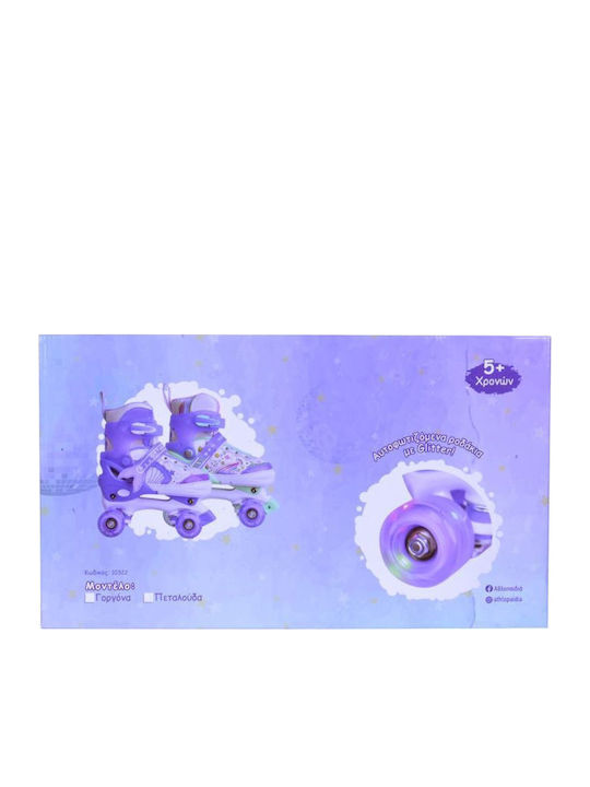 Athlopaidia Quad Einstellbare Rollers Grüne Kinderroller