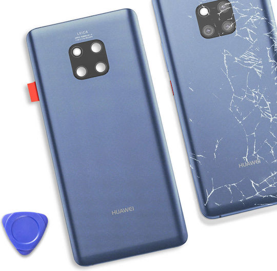 Clappio Ersatzabdeckung Huawei Mate 20 Pro Dunkelblau