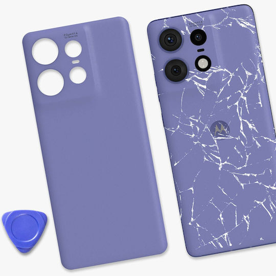 Clappio Akkuabdeckung Motorola Edge 50 Pro Lila