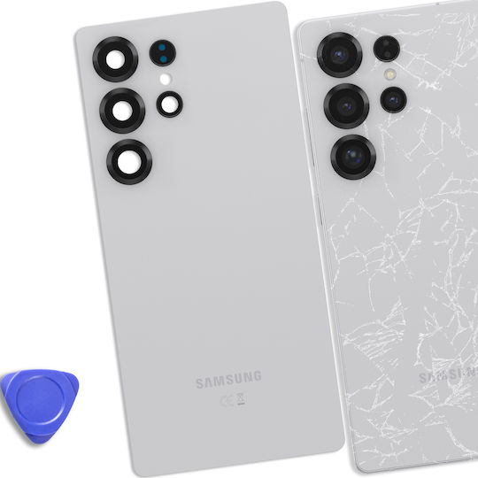 Samsung Rear Window for Samsung Galaxy S25 Ultra Original Service Pack Silver