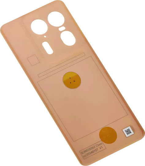 Clappio Battery Cover Motorola Edge 50 Ultra Orange