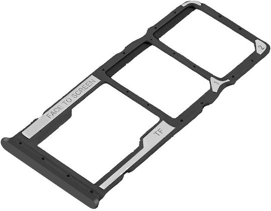 Clappio SIM Card Tray Xiaomi Redmi Note 12S Nano SIM Slot Черен