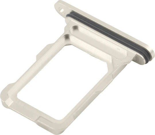 Clappio Sim-Kartenhalter Für iPhone 16 Pro 16 Pro Max Nano Sim Slot Beiges